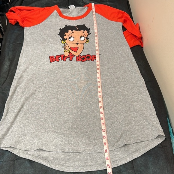 🔥Betty Boop Gray and Red Raglan Dress🔥 - Picture 3 of 5